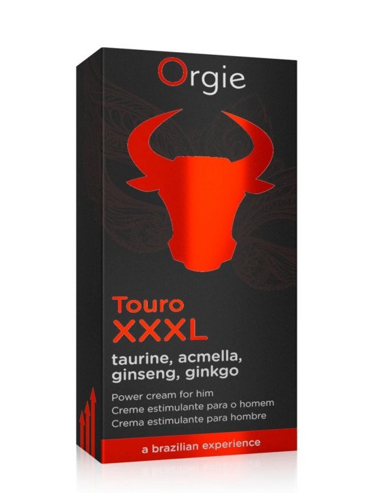 Touro XXXL Crème Stimulante pour l'Erection Orgie