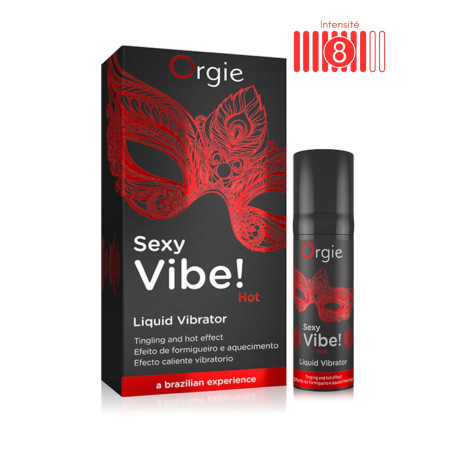 Sexy Vibe Hot Liquid Vibrator Gel Excitant Vibrant Orgie