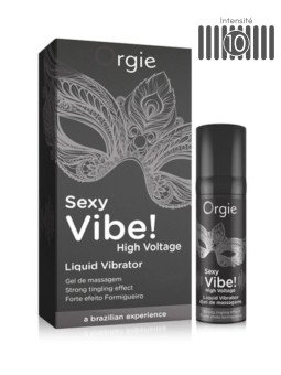 Sexy Vibe High Voltage Liquid Vibrator Gel Excitant Vibrant Orgie