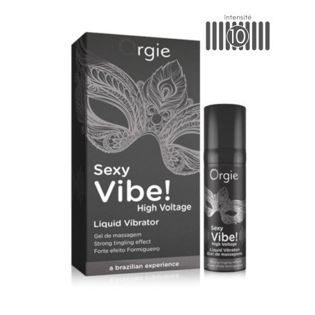 Sexy Vibe High Voltage Liquid Vibrator Gel Excitant Vibrant Orgie