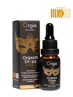 Orgasm Drops Vibes Pêche Gouttes Stimulantes Clitoris Orgie