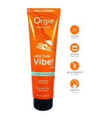 Lube Tube Vibe Sex on the Beach Lubrifiant Vibrant Comestible Orgie