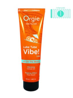 Lube Tube Vibe Sex on the Beach Lubrifiant Vibrant Comestible Orgie