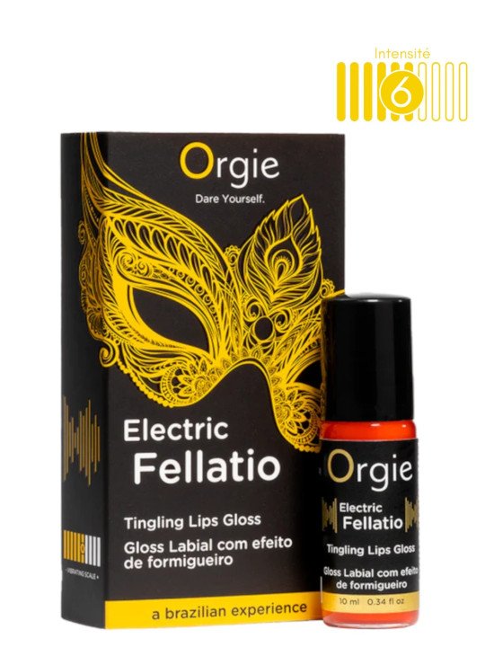 Electric Fallatio Gloss Excitant Unisexe Orgie