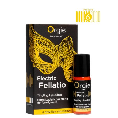 Electric Fallatio Gloss Excitant Unisexe Orgie