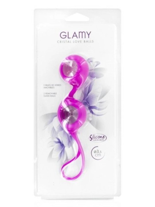 Cristal Love Boules de Geisha en Verre Glamy