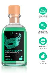 Sexy Therapy Kit Massage Gourmand et Chauffant Pomme Orgie