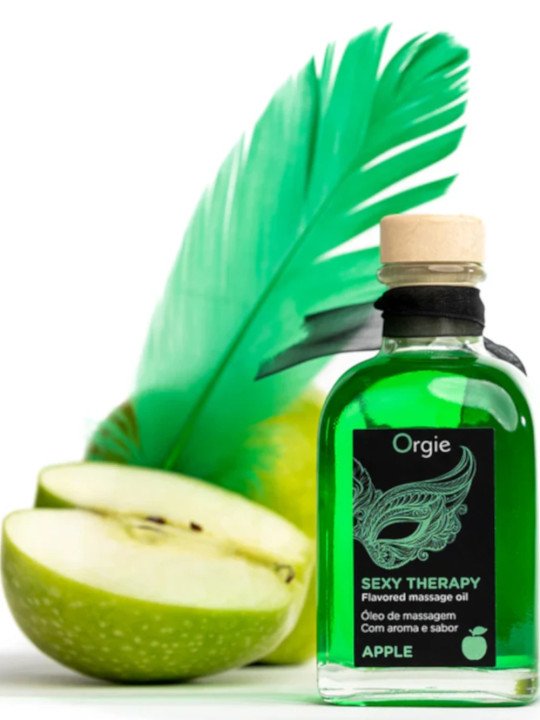 Sexy Therapy Kit Massage Gourmand et Chauffant Pomme Orgie