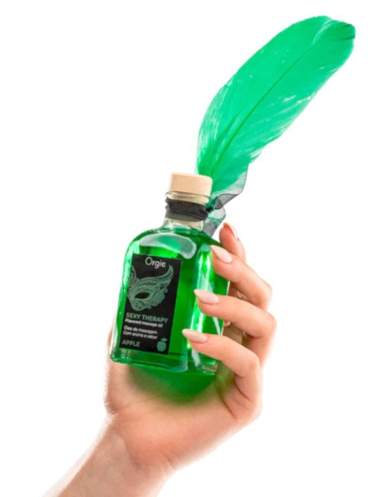Sexy Therapy Kit Massage Gourmand et Chauffant Pomme Orgie