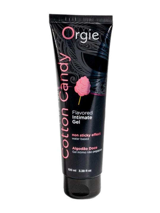 Lube Tube Flavored Lubrifiant Gourmand Barbe à Papa à base d'eau Orgie