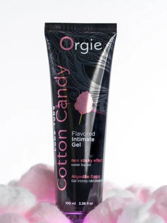Lube Tube Flavored Lubrifiant Gourmand Barbe à Papa à base d'eau Orgie