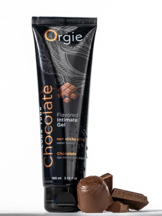 Lube Tube Flavored Lubrifiant Gourmand Chocolat à base d'eau Orgie