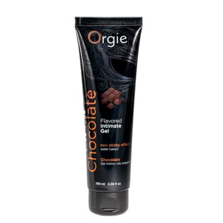Lube Tube Flavored Lubrifiant Gourmand Chocolat à base d'eau Orgie