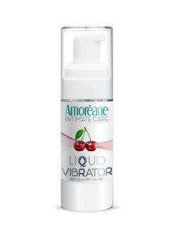 Liquid Vibrator Cerise Lubrifiant Vibrant Amoreane Med
