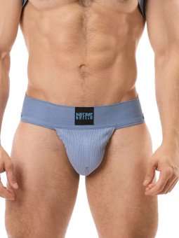 Sergey Pop Jockstrap Bleu Barecode Berlin