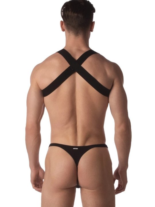 Harnais Elastique Matt Noir Barecode Berlin