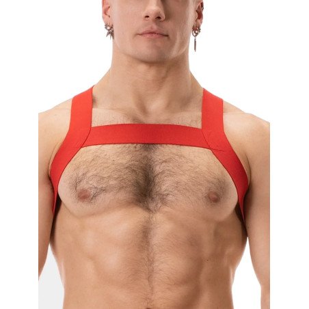 Harnais Elastique Matt Rouge Barecode Berlin