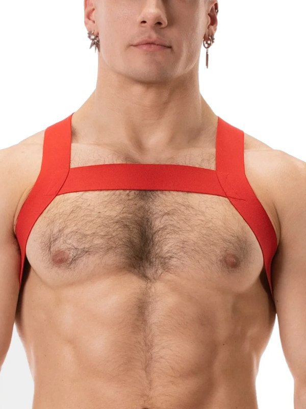 Harnais Elastique Matt Rouge Barecode Berlin