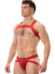 Harnais Elastique Matt Rouge Barecode Berlin