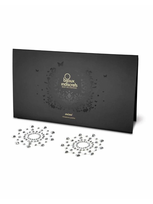 Mimi Argent Bijoux de Seins en Strass Bijoux Indiscrets