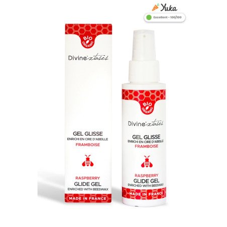 Divinextase Lubrifiant Gel Glisse Bio Framboise