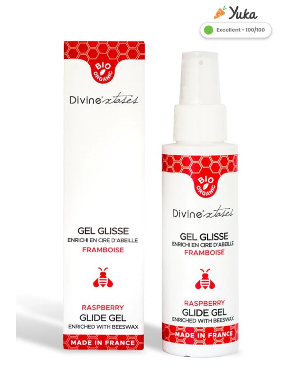 Divinextase Lubrifiant Gel Glisse Bio Framboise