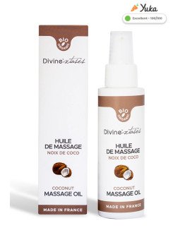 Divinextase Huile de Massage Bio Gourmande Coco