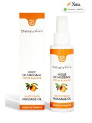 Huile de Massage Bio Gourmande Pêche Blanche Divinextase