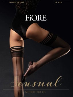 Femme Fatale Bas Couture Auto-fixants Fiore
