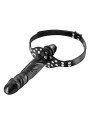 Bâillon Double Gode Noir Fetish Tentation