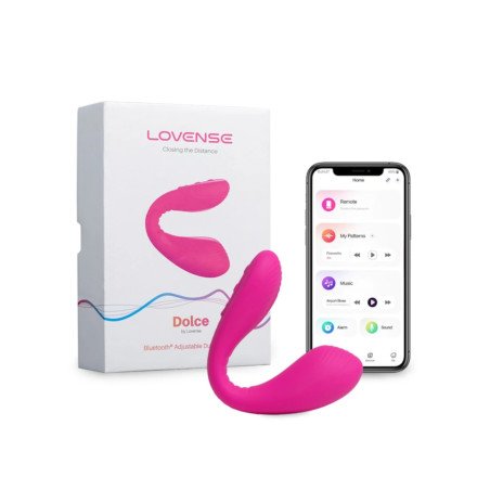 Dolce Double Stimulateur Clitoris et Point G Connecté Lovense