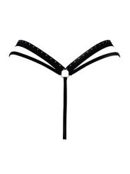 Texas String Noir avec Strass Maison Catanzaro