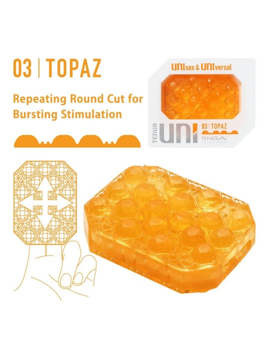 Tenga Uni Topaz Masturbateur Mixte