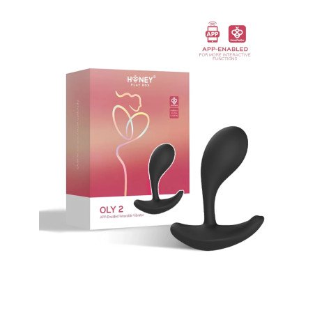 Oly 2 Noir Double Stimulateur Connecté Honey Play Box