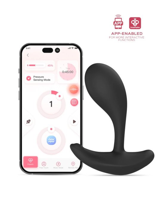 Oly 2 Noir Double Stimulateur Connecté Honey Play Box