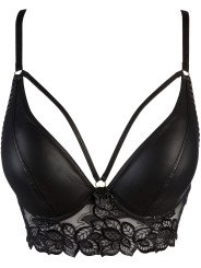 Axami Soutien-gorge Bustier Noir V-9441 Malaga Loca