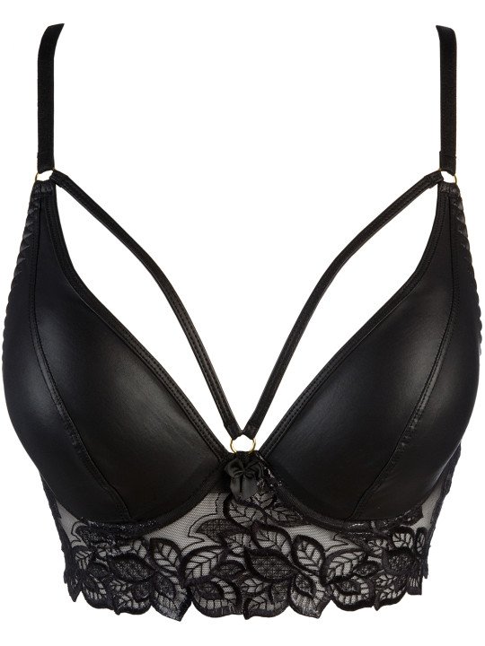 Axami Soutien-gorge Bustier Noir V-9441 Malaga Loca