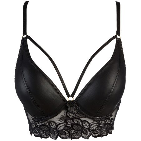 Axami Soutien-gorge Bustier Noir V-9441 Malaga Loca