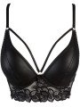 Axami Soutien-gorge Bustier Noir V-9441 Malaga Loca