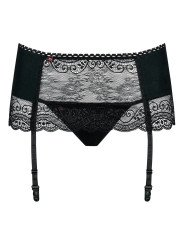 Miamor Porte-jarretelles Noir en Dentelle