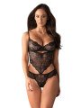 Body en Dentelle Noire Alluria Obsessive | La Clef des Charmes