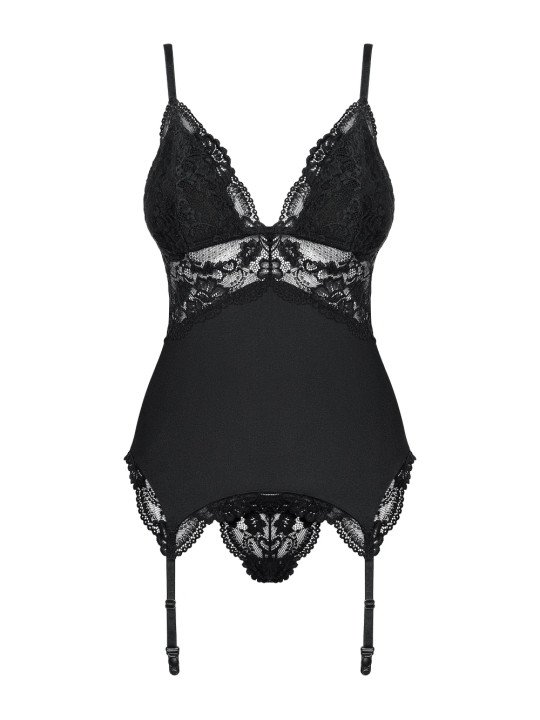 Guêpière en Dentelle Noire