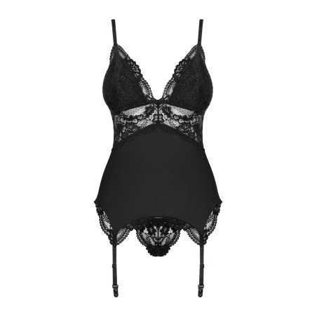 Guêpière en Dentelle Noire