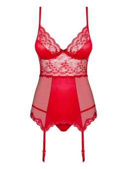 Lovica Guêpière en Satin et Dentelle