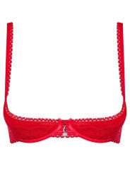 Lovica Soutien Gorge Ouvert Rouge
