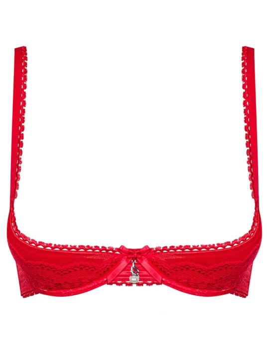 Lovica Soutien Gorge Ouvert Rouge