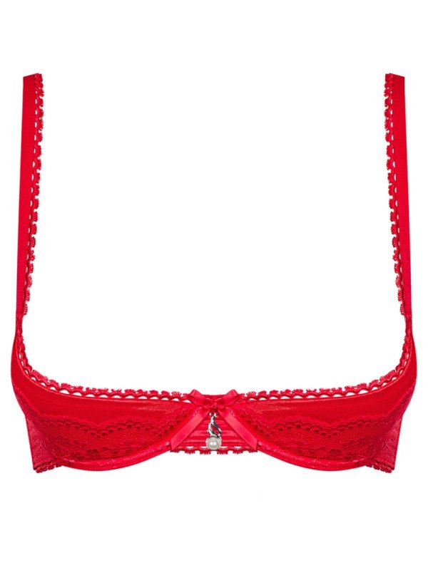 Lovica Soutien Gorge Ouvert Rouge