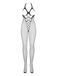 N106 Combinaison Seins-nus en Résille