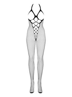 N106 Combinaison Seins-nus en Résille