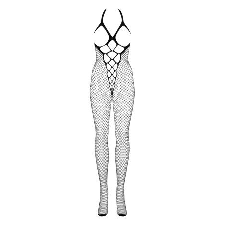 N106 Combinaison Seins-nus en Résille